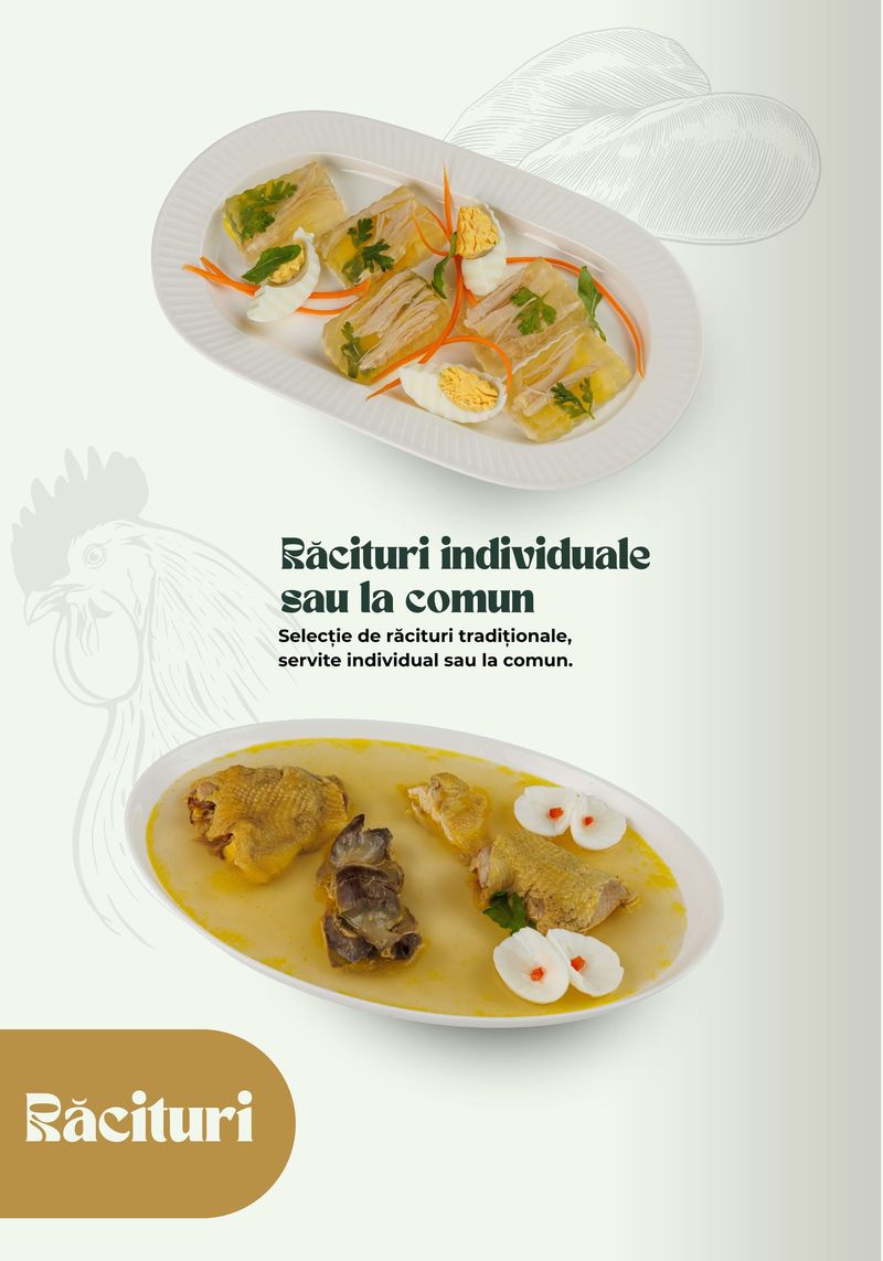 Răcituri individuale sau la comun — meniul Banquet Hall TheoDora
